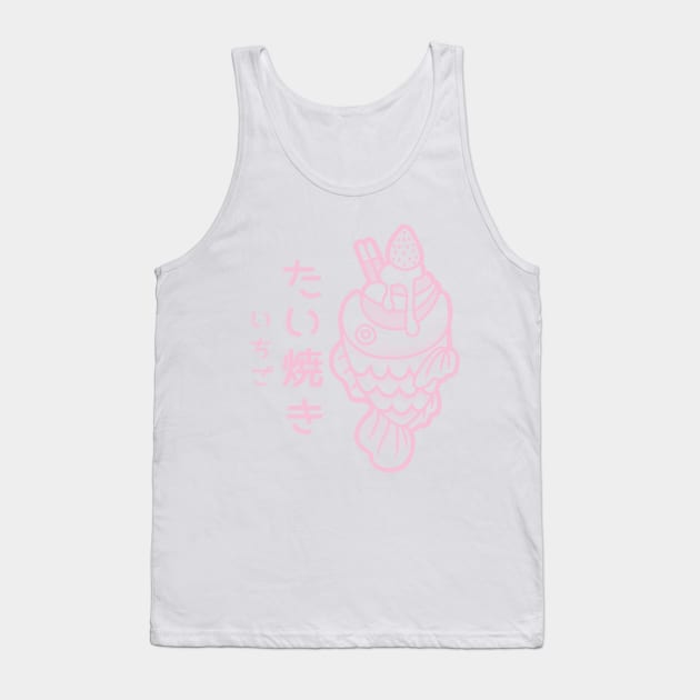 Strawberry Taiyaki Tank Top by Gingersnaap